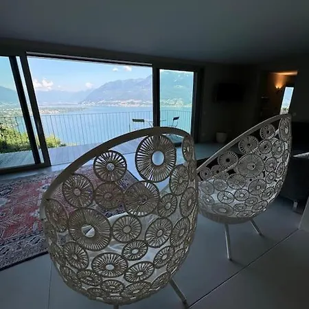 Incantevole Open Space Vista Lejlighed Ronco sopra Ascona